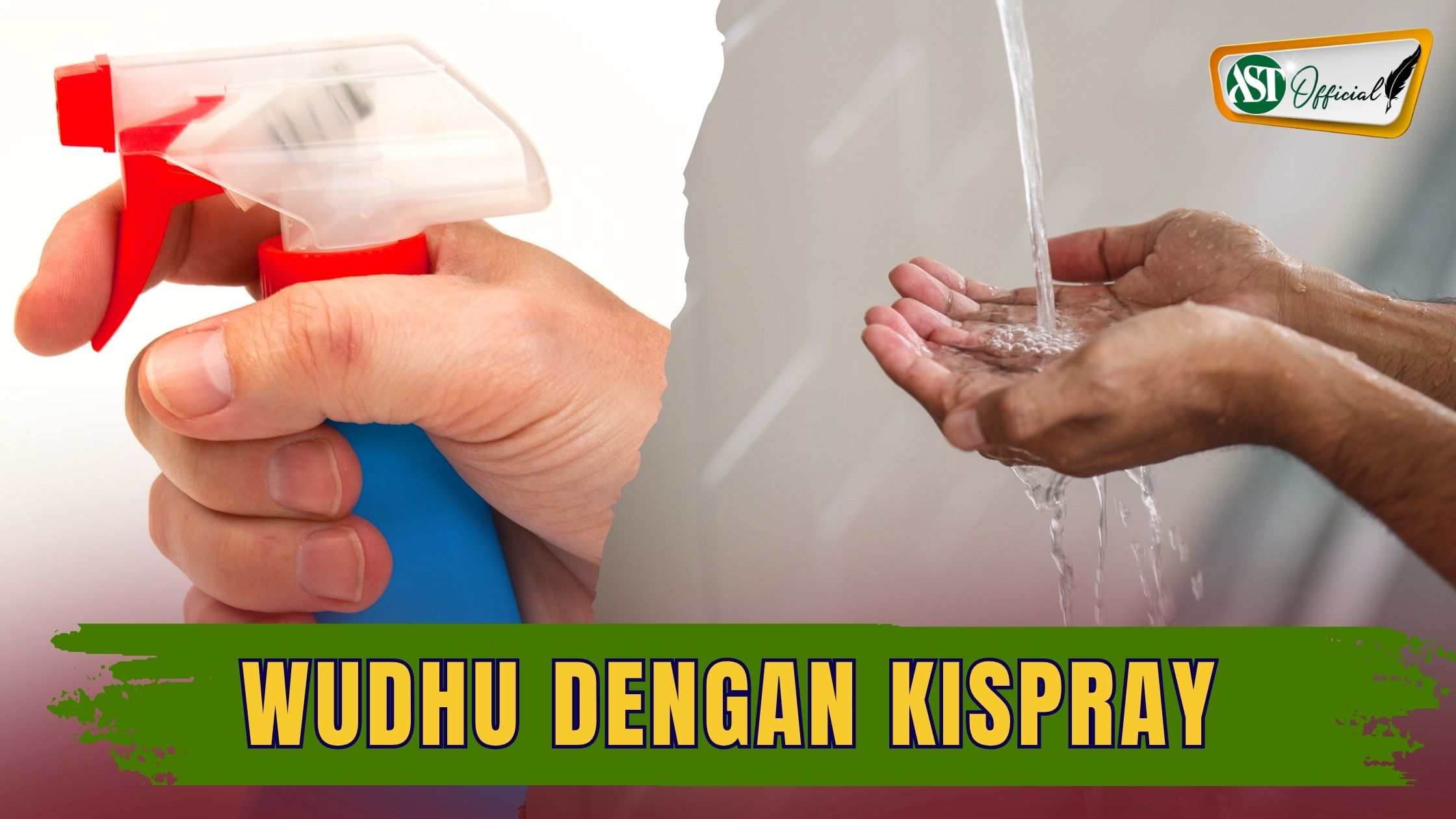 WUDHU DENGAN KISPRAI