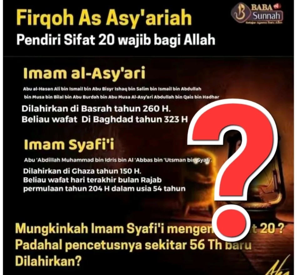 PENGENALAN SIFAT 20 SESAT?