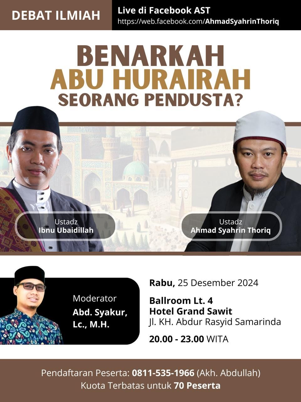 Debat Ilmiah : Benarkah Abu Hurairah seorang pendusta?