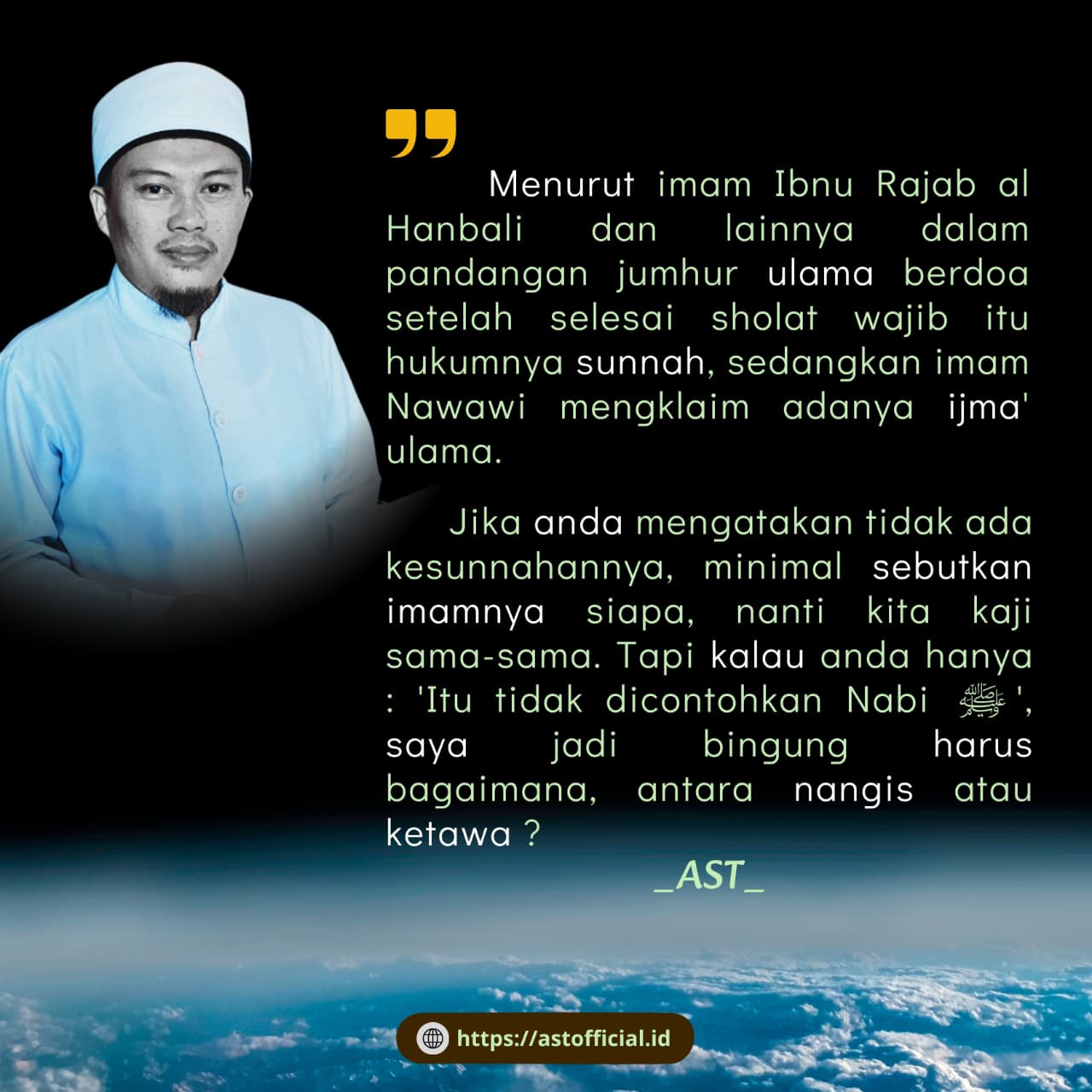 KESUNNAHAN BERDOA SETELAH SELESAI SHALAT