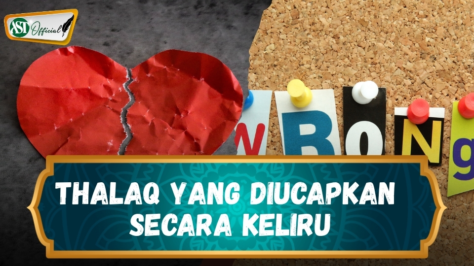THALAQ YANG DIUCAPKAN SECARA KELIRU