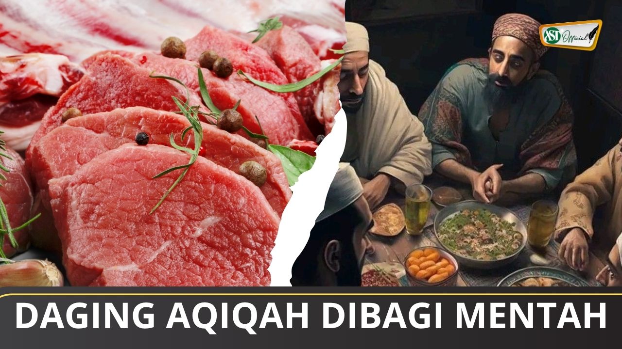 DAGING AQIQAH DIBAGI MENTAH