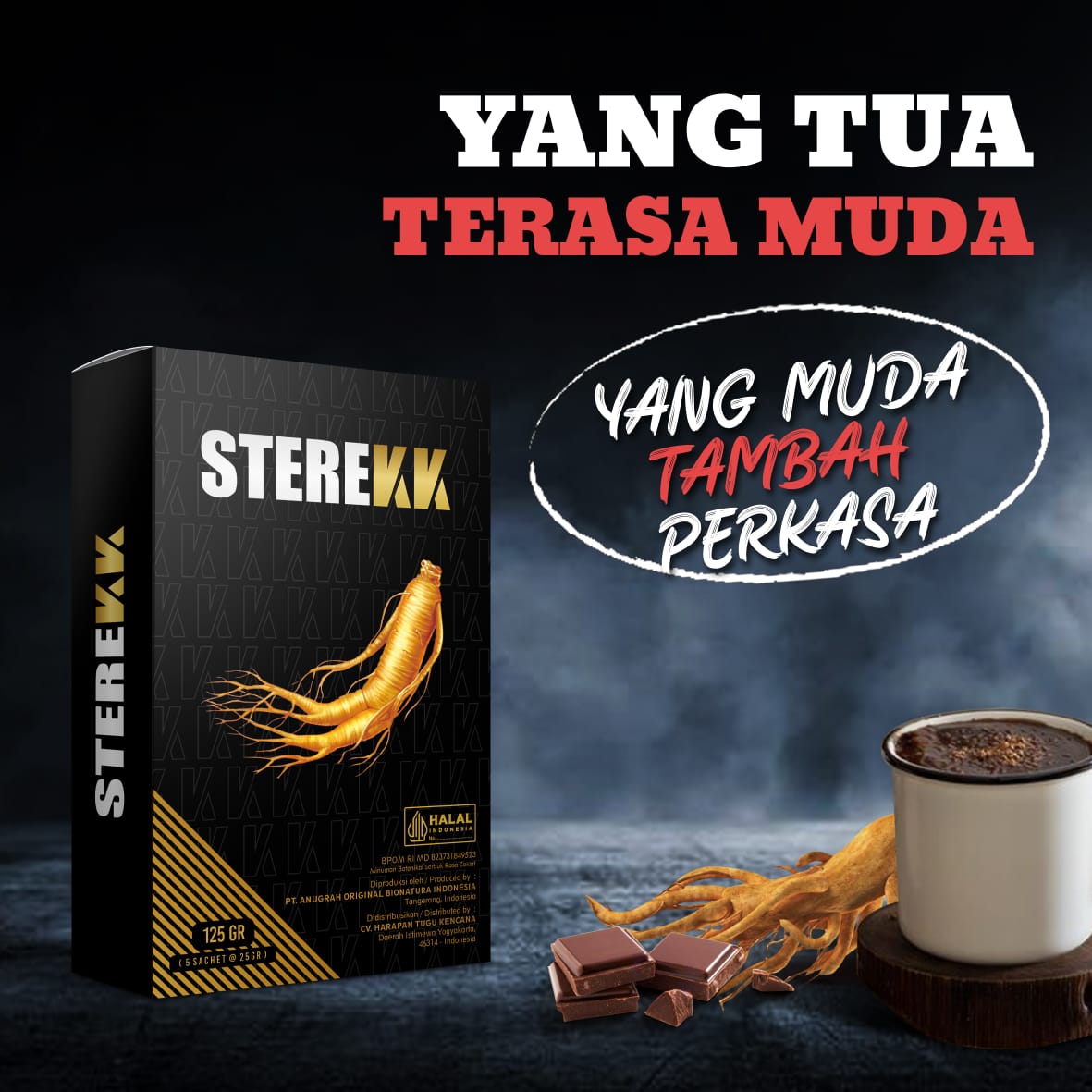 Coklat Ginseng (Sterek)