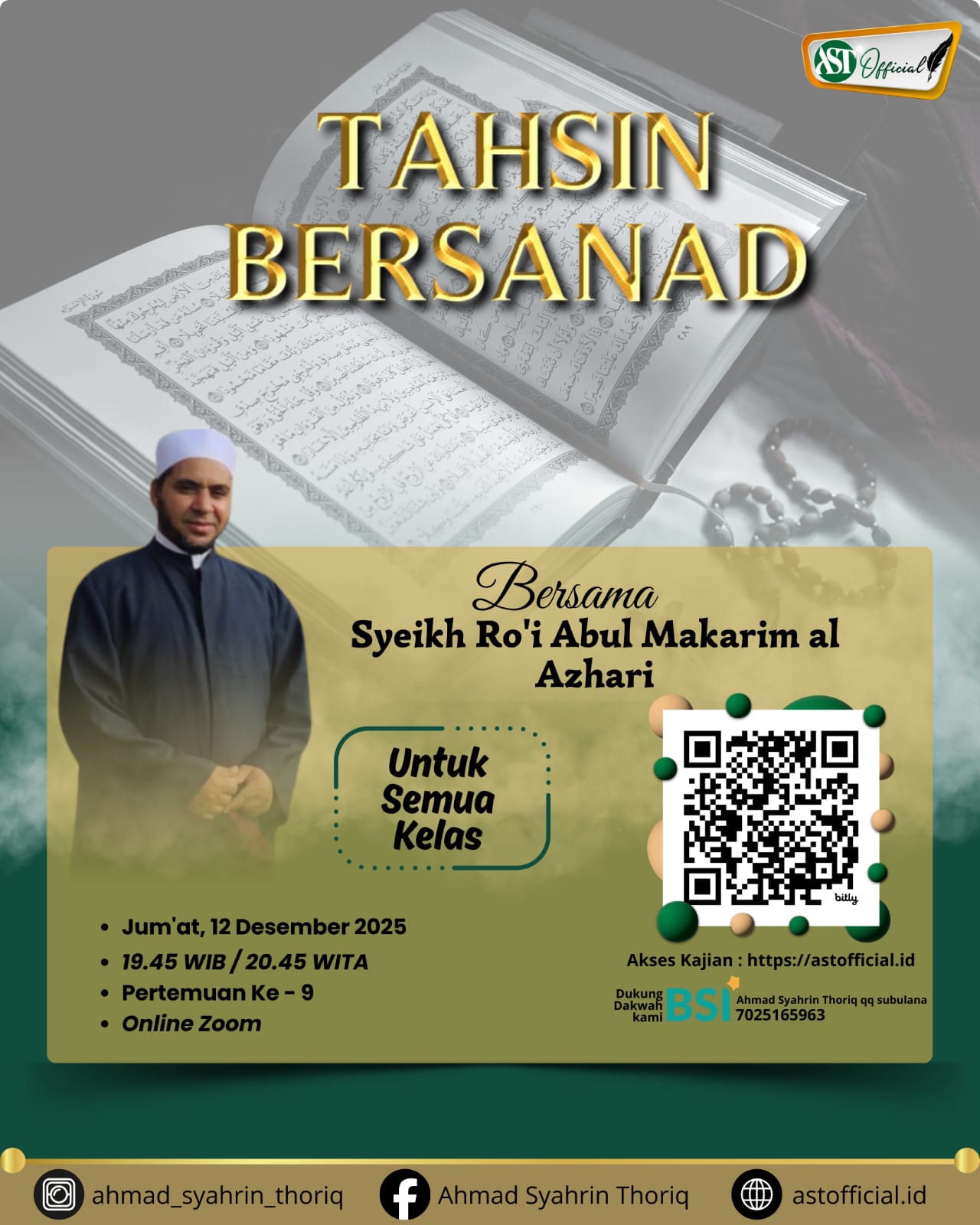 Kajian Tahsin Quran bersanad ke-11