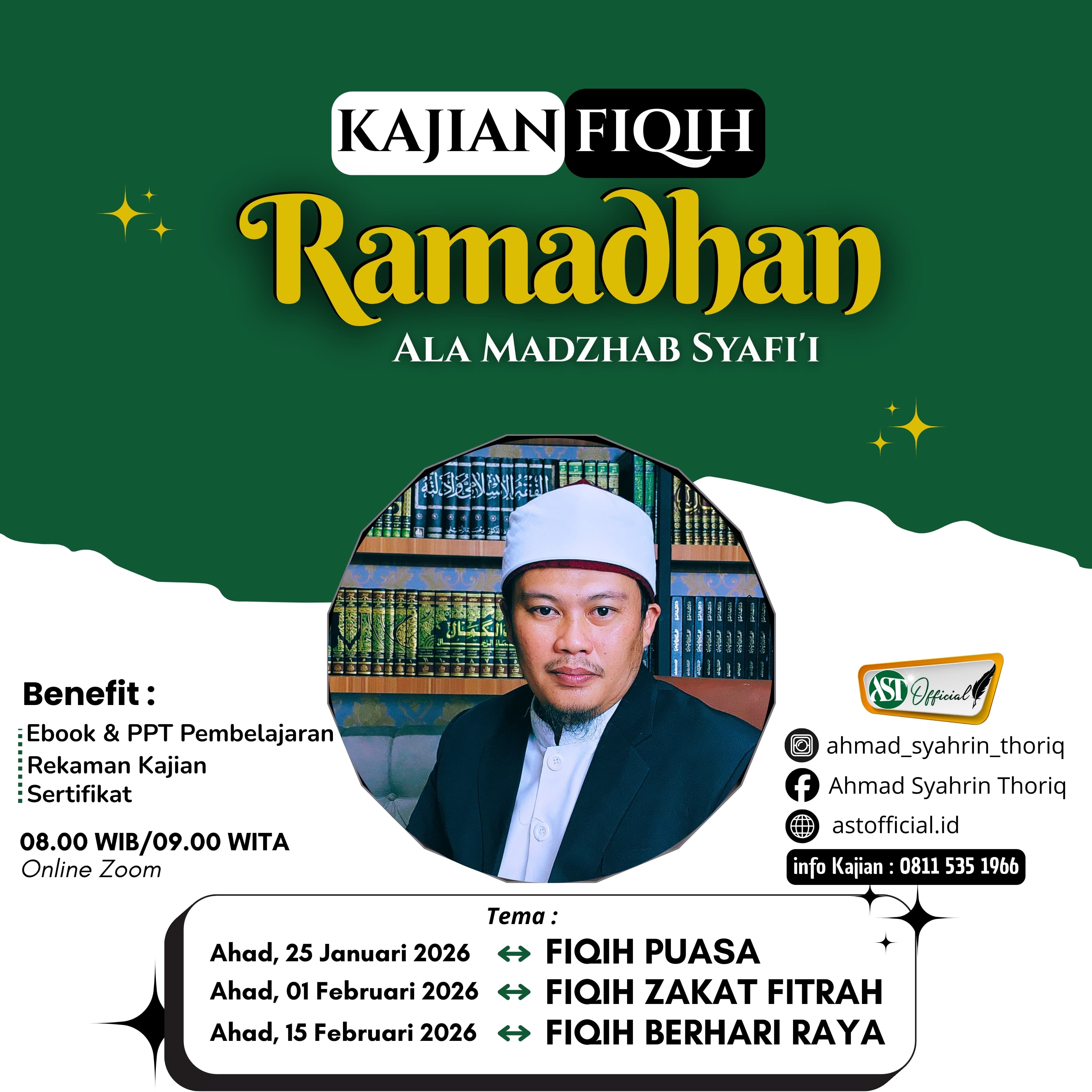 Kajian Fiqih Ramadhan ke-2 : Zakat Fitrah